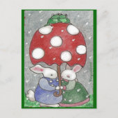 Duschen April Sonnige Postkarte (Vorderseite)