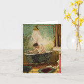 Duschen der Bride Note Card Karte (Gelbe Blume)