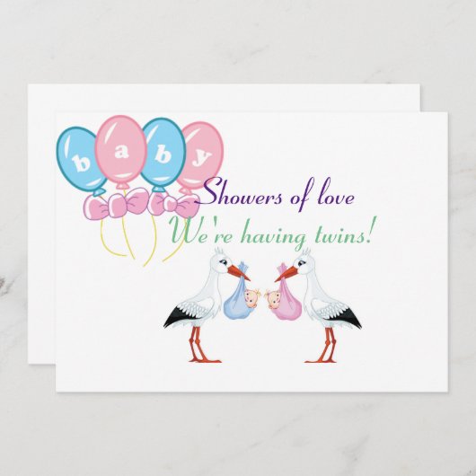 Duschen der Liebe für Twins (Vorne/Hinten)