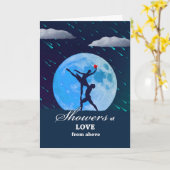 Duschen der Liebe, Jubiläum Ballet Tänzer Gedicht Karte (Gelbe Blume)