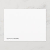 Duschen für glückliche Babydusche Einladung (Rückseite)