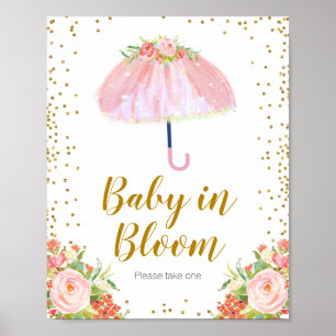 Duschen im April bringen Blume im Blut Poster
