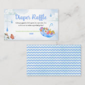 Duschen im April bringen die Blume zum Windeln Begleitkarte (Vorne/Hinten)