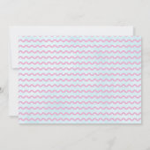 Duschen im April bringen Mai Blume Babydusche Dankeskarte (Rückseite)