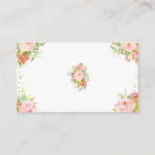 Duschen im April bringen Mai Blume Babydusche Deta Begleitkarte (Rückseite)