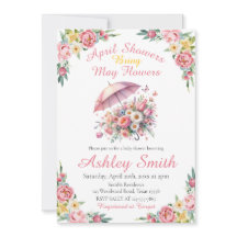 Duschen im April bringen Mai Blume Babydusche