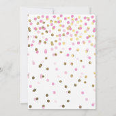 Duschen im April bringen Mai Blume Babydusche Einladung (Rückseite)