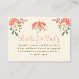 Duschen im April bringen Mai Blume Bücher für Baby Begleitkarte