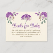 Duschen im April bringen Mai Blume Bücher für Baby Begleitkarte (Vorderseite)