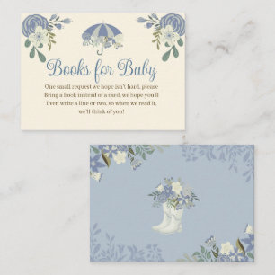 Duschen im April bringen Mai Blume Bücher für Baby Begleitkarte