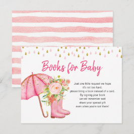 Duschen im April bringen Mai Blume Bücher für Baby Postkarte