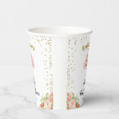 Duschen im April bringen May Blume Babydusche Pappbecher (Rechts)