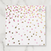 Duschen im April Brunch Blume Babydusche Geschenkanhänger (Rückseite)