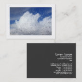 Duschen im April (grenzenlos) Visitenkarte (Vorne/Hinten)