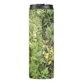 Duschen im April können Blume thermische Tumbler Thermosbecher (Rückseite)