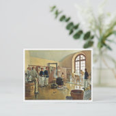 Duschen im Regiment von Eugene Chaperon Postkarte (Stehend Vorderseite)