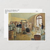 Duschen im Regiment von Eugene Chaperon Postkarte (Vorne/Hinten)