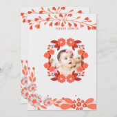 Duschen_ [Name der Mama, die man sein soll] mit Li Einladung (Vorne/Hinten)