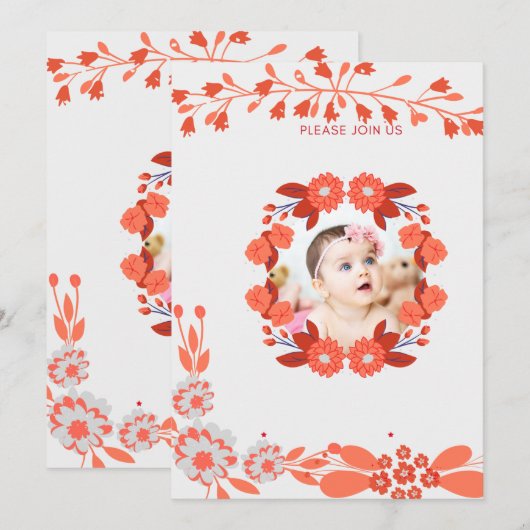 Duschen_ [Name der Mama, die man sein soll] mit Li Einladung (Vorne/Hinten)