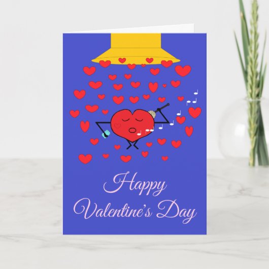 Duschen Sie mit Liebe Blue Valentine's Ed. Karte (Vorderseite)