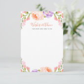 Duschen und Ratschläge für Wasserfarben Einladung (Stehend Vorderseite)