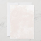 Duschen von Boho April bringen meine Blume mit Bab Einladung (Rückseite)