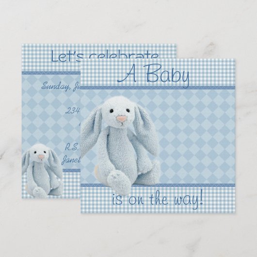 Duscheneinladung Einladung (Vorne/Hinten)