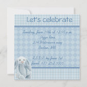 Duscheneinladung Einladung (Rückseite)