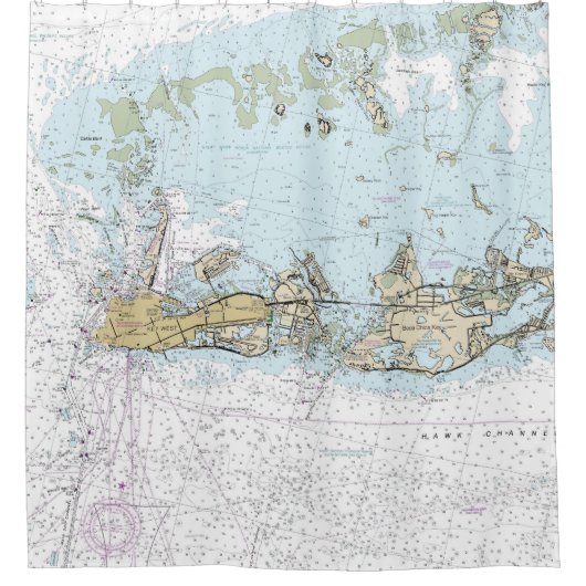 DuscheVorhang_KeyWestFL Duschvorhang (Vorderseite)