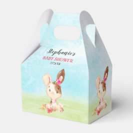 Duschfarm für Wasserfarben Girl Bunny Baby Geschenkschachtel