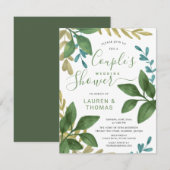 Duschfolie für Hochzeitscouchen Einladung (Vorne/Hinten)