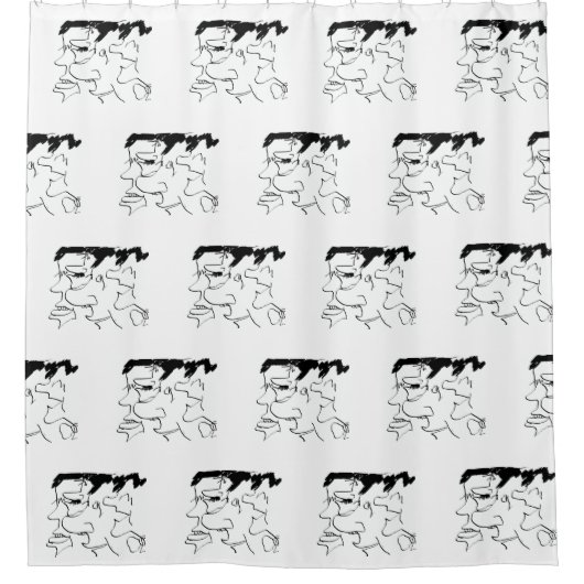 Duschfronten Duschvorhang (Vorderseite)