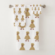 Duschhandtücher Duck Handtuch Set