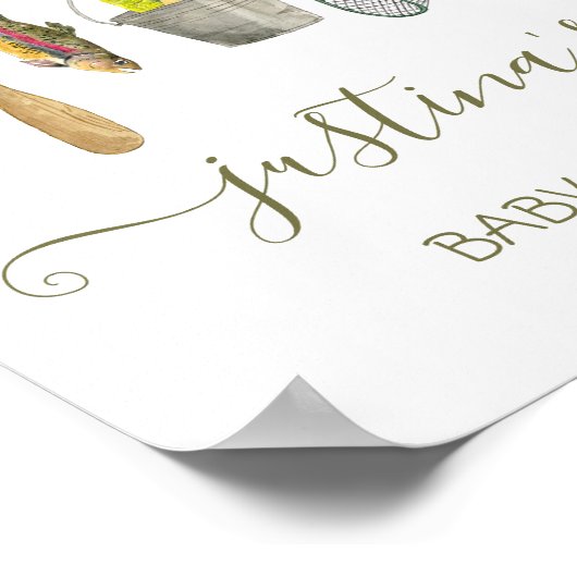 Duschkabine für Rollen Poster (Ecke)