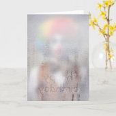 Duschkabine Karte (Gelbe Blume)