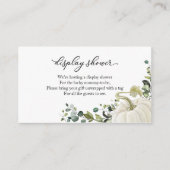 Duschkabine mit Duschvorrichtung für Grünpflanzen Begleitkarte (Vorderseite)