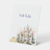 Duschkabine mit zwei Kinderwagen Sockelschild (Vorderseite)