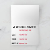 Duschkabine Time Napkin Bands Karte (Innenseite)