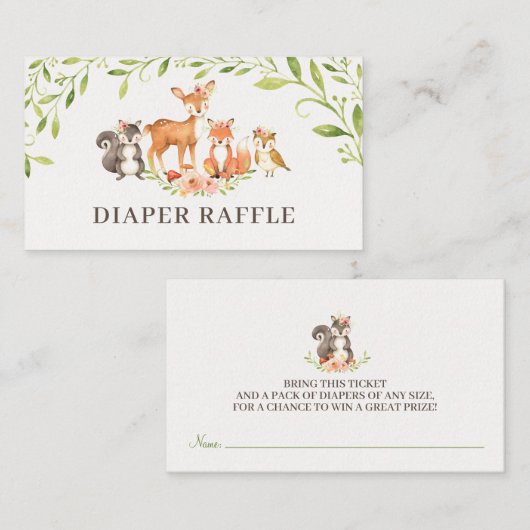 Duschkarte für Holzlandwanne Visitenkarte (Vorne/Hinten)