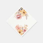 Duschkarte für Mädchen in Rosa Serviette (Ecke)