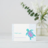 Duschkarten für Babydusche Begleitkarte (Stehend Vorderseite)