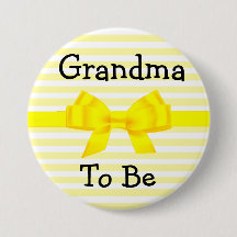 Duschknopf Oma to gelb und weiß