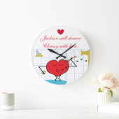 Duschliebe fließt: große wanduhr (Zuhause)