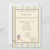 Duschmädchen Einladung (Vorderseite)