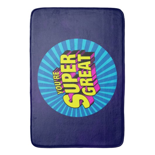 Duschnachweis Sie sind super groß Badematte (Vorderseite Vertikal)