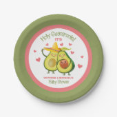 Duschpapierplatte des Holy Guacamole Avocado Pappteller (Vorderseite)