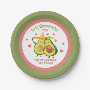 Duschpapierplatte des Holy Guacamole Avocado Pappteller