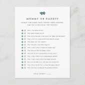 Duschspielgerät für Mama oder Daddy Baby Begleitkarte (Vorderseite)