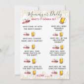 Duschspielkarte Einladung (Rückseite)