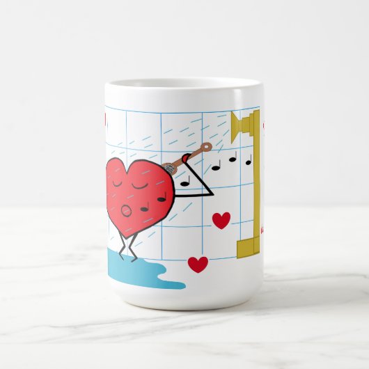Duschströmung Liebe Kaffeetasse (Mittel)